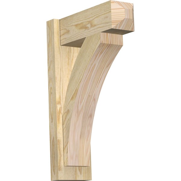 Ekena Millwork Thorton Rough Sawn Craftsman Outlooker, Douglas Fir, 6"W x 16"D x 24"H OUT06X16X24THR04RDF - main